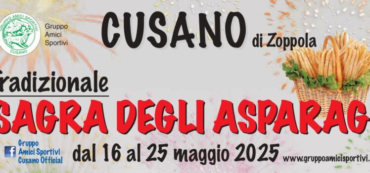 Sagra degli Asparagi a Cusano di Zoppola – 18-25 maggio 2025