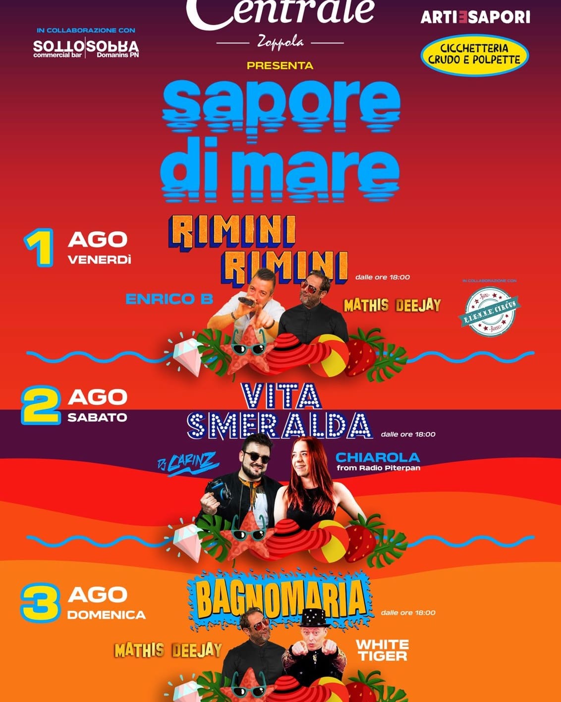 🎶 Sapore di Mare al Bar Centrale di Zoppola! 🎶